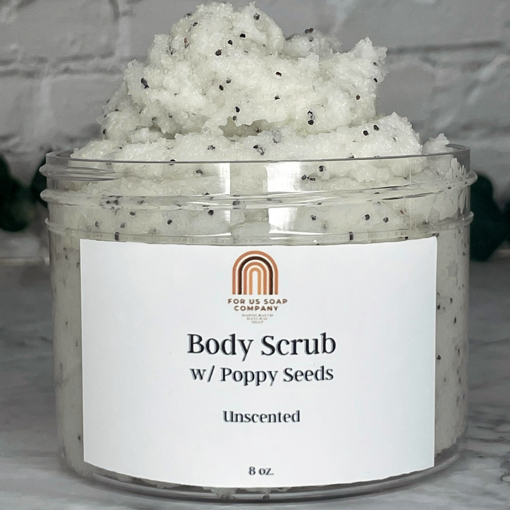 Unscented Poppy Seed Body Scrub